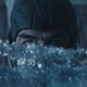 Mortal Kombat’s Sub-Zero (Joe Talsim) is either making an ice blade or a very wide sno-cone.